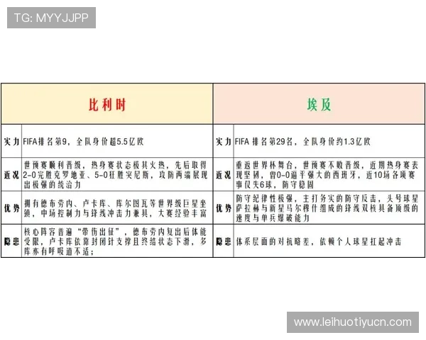 世界杯比利时对阵埃及比赛精彩复盘与战术分析全面解析